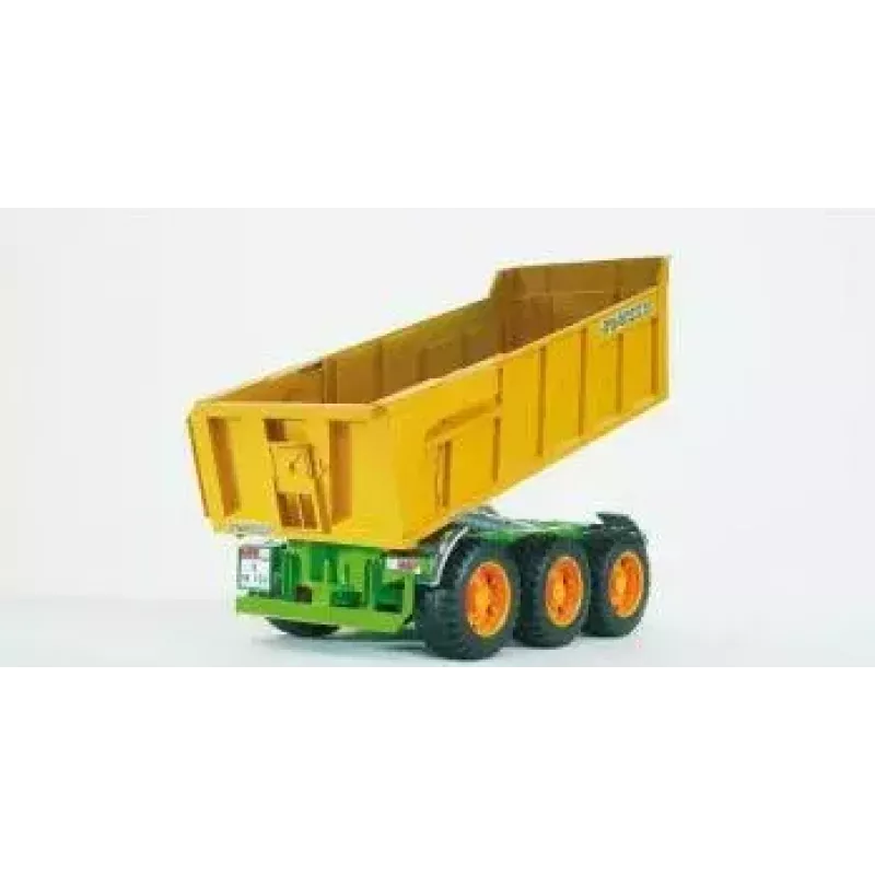 Bruder Joskin rimorchio ribaltabile, 1:16, verde/giallo