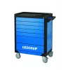 Gedore Workster Highline WHL-L7-TS-147 carrello portautensili, 147 utensili, blu/nero
