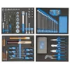Gedore Workster Highline WHL-L7-TS-147 carrello portautensili, 147 utensili, blu/nero