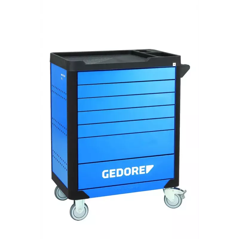 Gedore Workster Highline WHL-L7-TS-147 carrello portautensili, 147 utensili, blu/nero