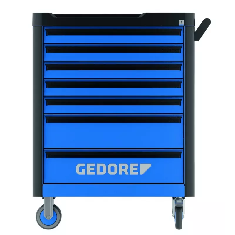 Gedore Workster Highline WHL-L7-TS-147 carrello portautensili, 147 utensili, blu/nero