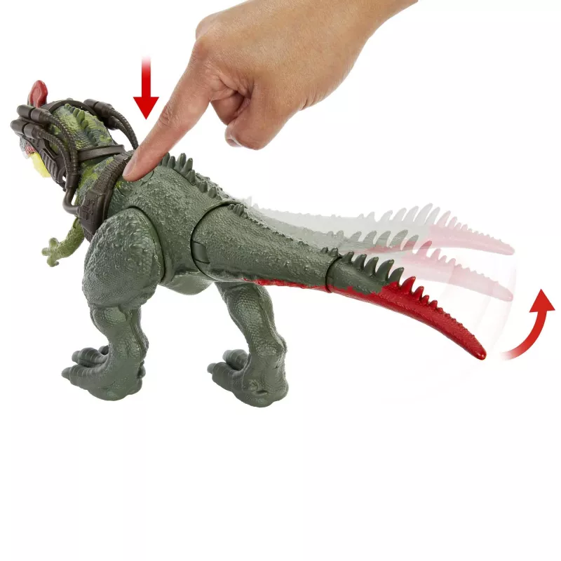 Jurassic World GIGANTIC TRACKERS Sinotyrannus Verde Rosso Plastica 4+