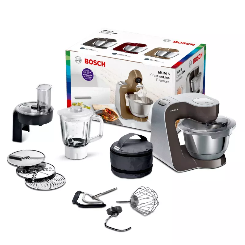 Bosch MUM58A20 robot da cucina 1000 W 3.9 L antracite, argento