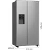 Hisense Side by Side RS5P535NTCE BK065B