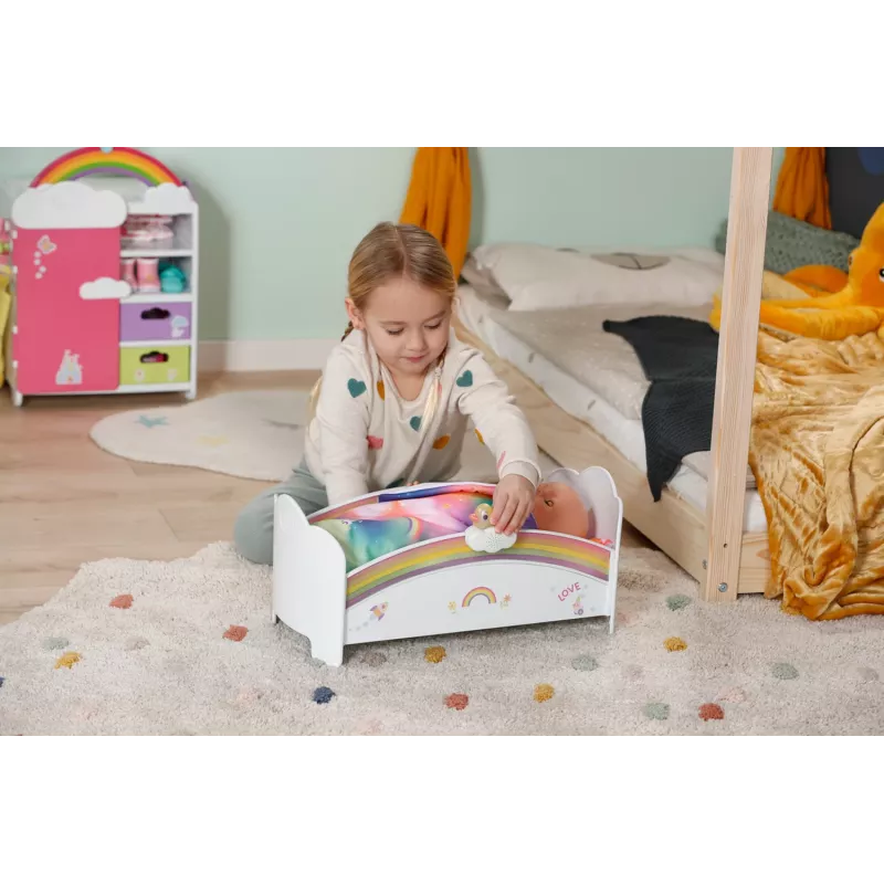 Zapf Creation BABY born Rainbow Bed 835999 mobili per bambole