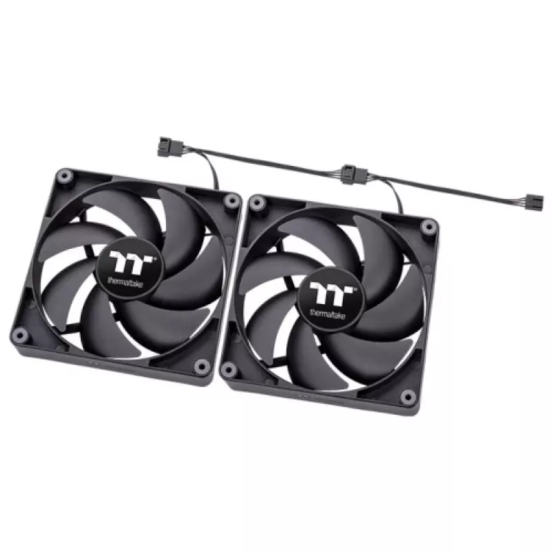 Ventola per PC THERMALTAKE - CT140 - 14cm - nero - confezione da 2