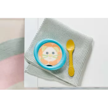 BABY born set per l'alimentazione – accessorio per alimentare la bambola con immagini dei pasti ad attivazione acquosa