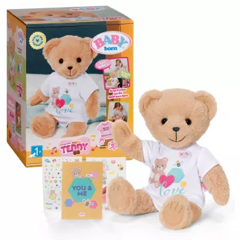 Peluche zapf creation BABY born Singing Teddy 837962 — orsetto peluche cantante per bambole