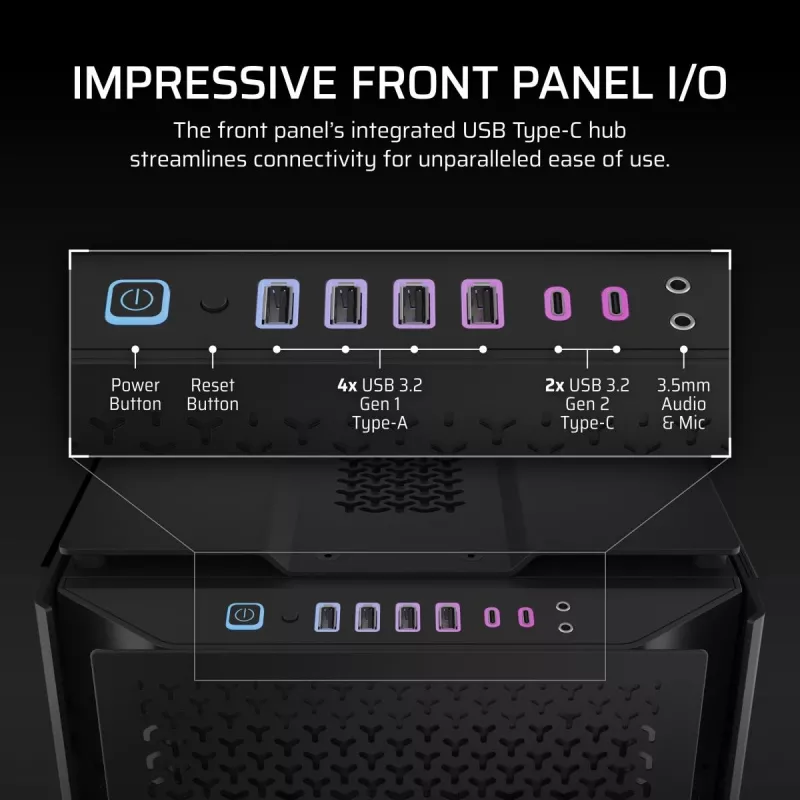 Case per PC CORSAIR – 9000D RGB Airflow Super Full-Tower