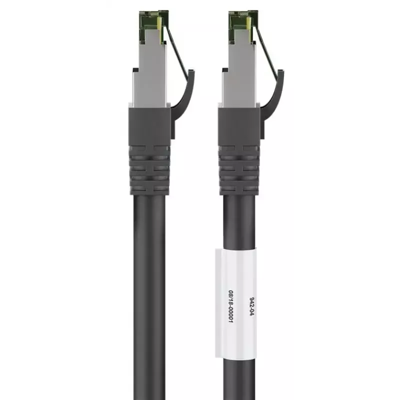 Cavo di rete Wentronic 66719 Cat8.1 S/FTP 0,25 m nero