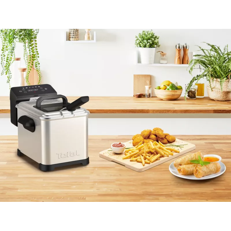 Tefal Family Pro FR507D singolo 4 L a sé stante 2400 W friggitrice acciaio inox