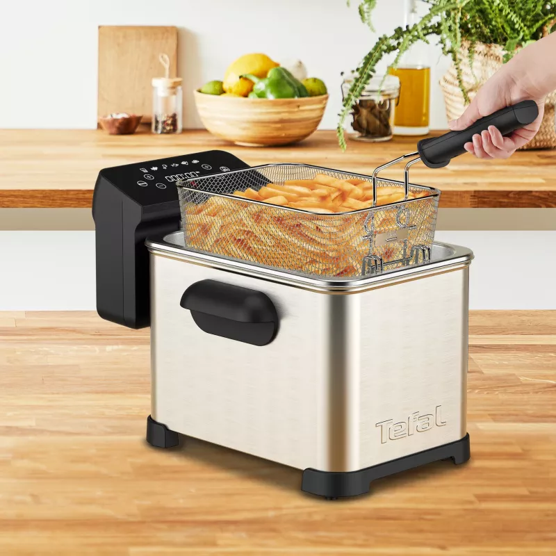 Tefal Family Pro FR507D singolo 4 L a sé stante 2400 W friggitrice acciaio inox