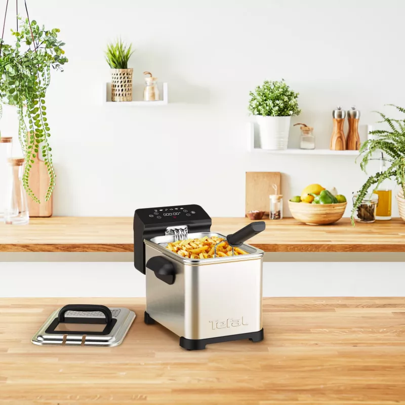 Tefal Family Pro FR507D singolo 4 L a sé stante 2400 W friggitrice acciaio inox