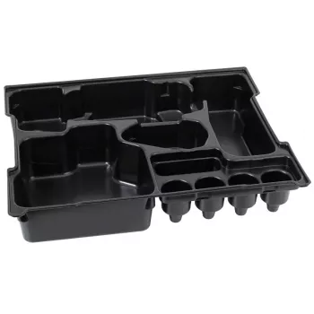 Set divisorio per scatola di stoccaggio Bosch 1 600 A00 2UJ, polistirene, nero, 406×331×77 mm