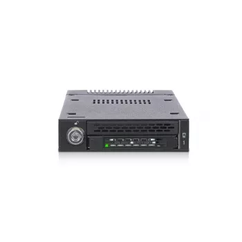 ICYDOCK Mobile Rack con blocco a chiave miniSAS da 1xM.2 NVMe a 1 vano da 3,5 pollici