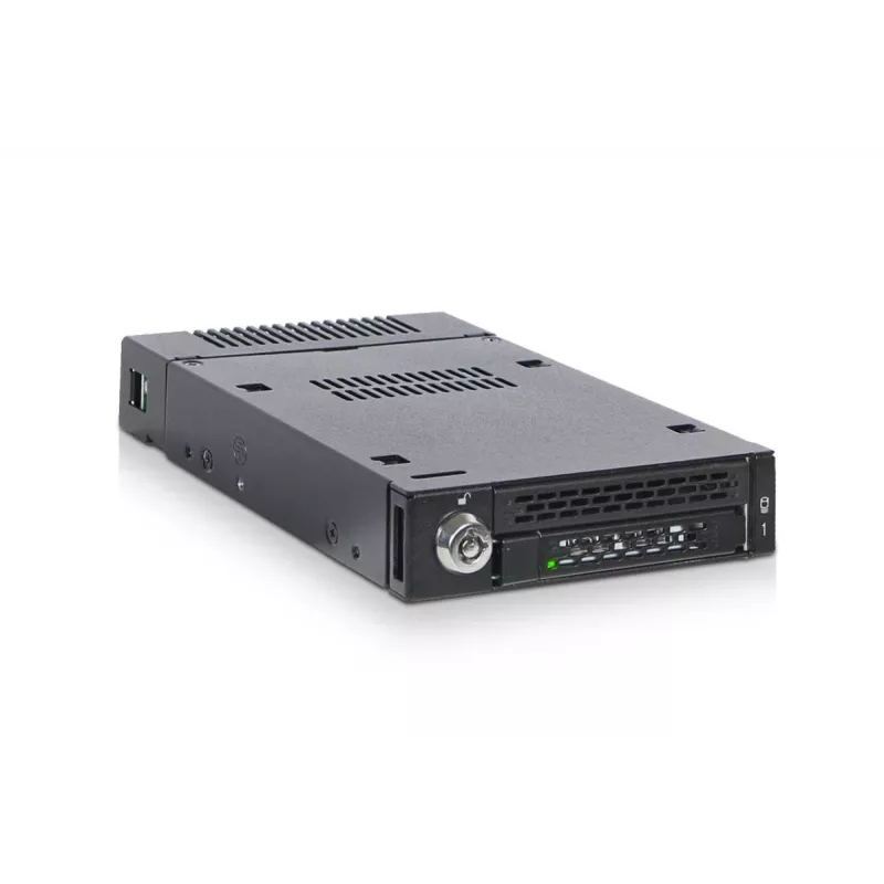 ICYDOCK Mobile Rack con blocco a chiave miniSAS da 1xM.2 NVMe a 1 vano da 3,5 pollici