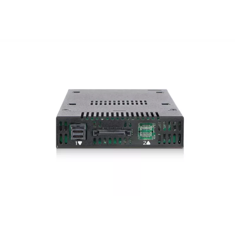 ICYDOCK Mobile Rack con blocco a chiave miniSAS da 1xM.2 NVMe a 1 vano da 3,5 pollici