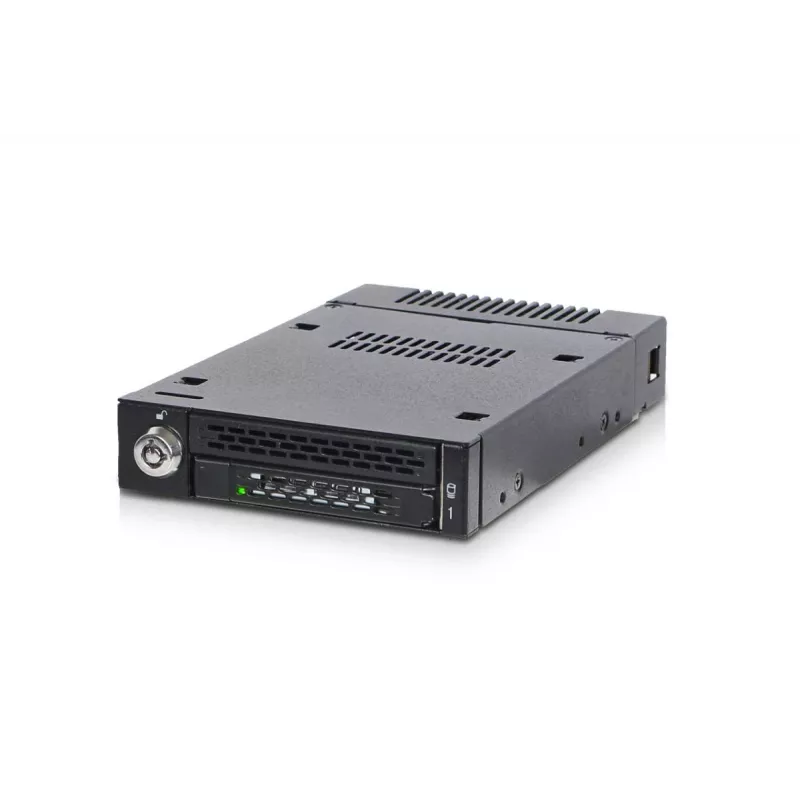 ICYDOCK Mobile Rack con blocco a chiave miniSAS da 1xM.2 NVMe a 1 vano da 3,5 pollici