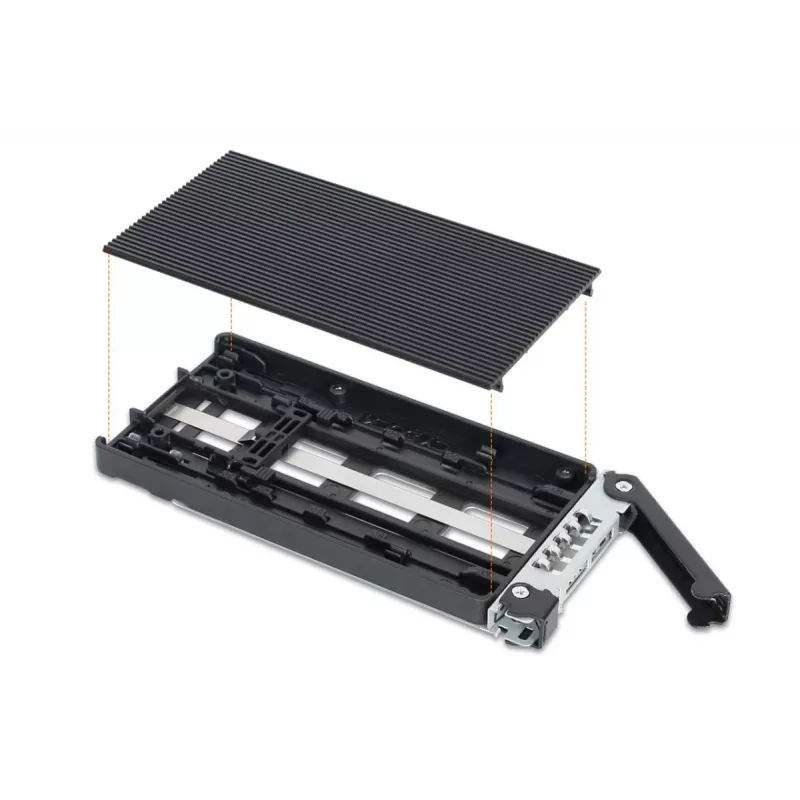 ICYDOCK Mobile Rack con blocco a chiave miniSAS da 1xM.2 NVMe a 1 vano da 3,5 pollici