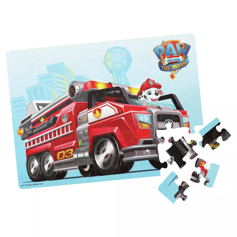 Giochi PAW Patrol Il Film, puzzle da 48 pezzi per bambini dai 4 anni, Chase