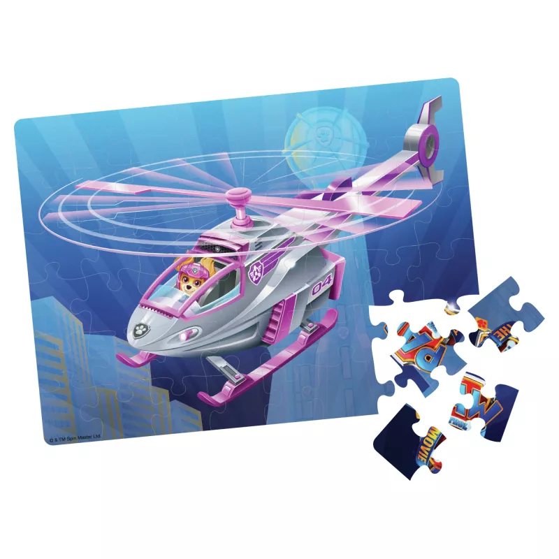 Giochi PAW Patrol Il Film, puzzle da 48 pezzi per bambini dai 4 anni, Chase