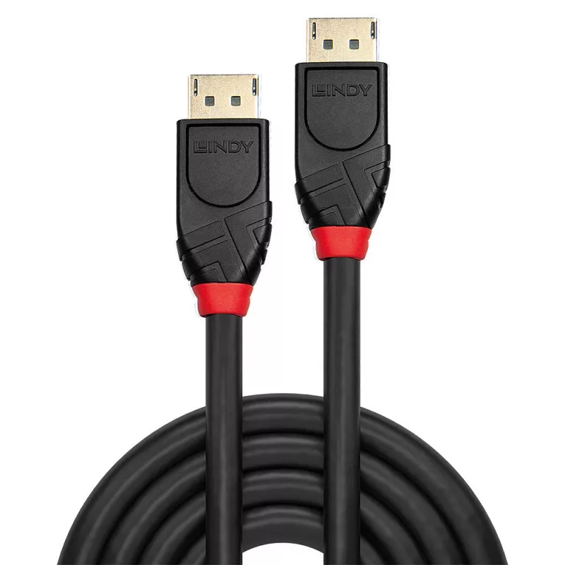 Lindy 41079 cavo DisplayPort 1.2 attivo, DisplayPort (M) – DisplayPort (M), 15 m, 4K, nero