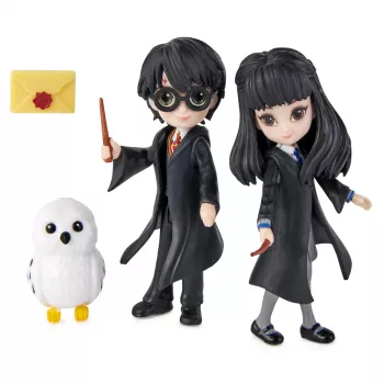 Wizarding World, Magical Minis Harry Potter e Cho Chang set amicizia con creatura, giocattolo per bambini da 5 anni