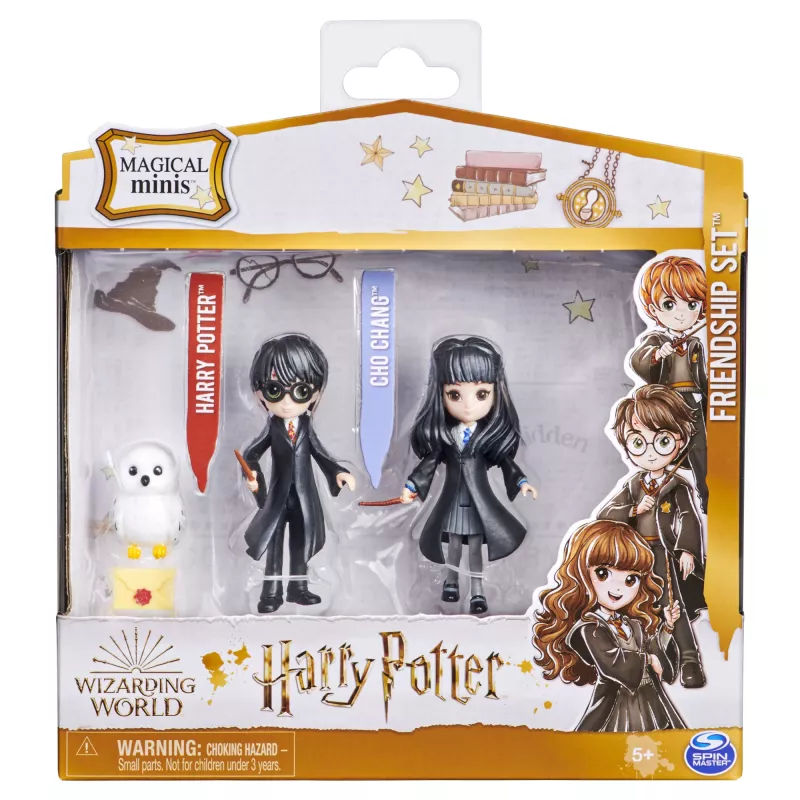 Wizarding World, Magical Minis Harry Potter e Cho Chang set amicizia con creatura, giocattolo per bambini da 5 anni