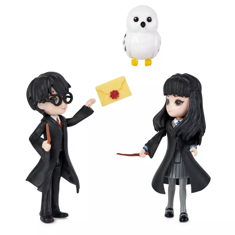 Wizarding World, Magical Minis Harry Potter e Cho Chang set amicizia con creatura, giocattolo per bambini da 5 anni