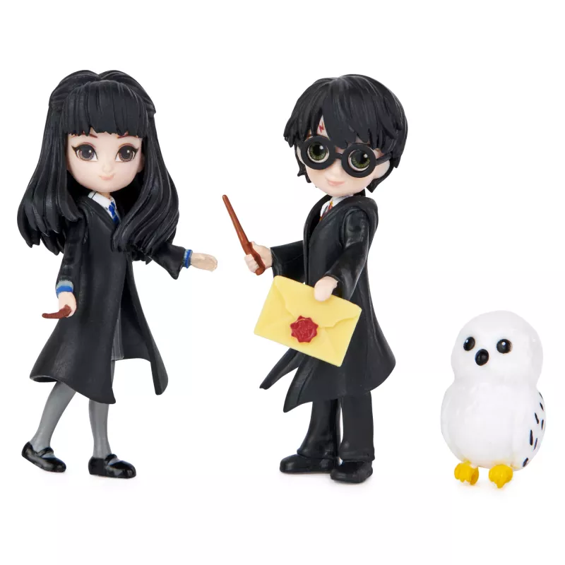 Wizarding World, Magical Minis Harry Potter e Cho Chang set amicizia con creatura, giocattolo per bambini da 5 anni