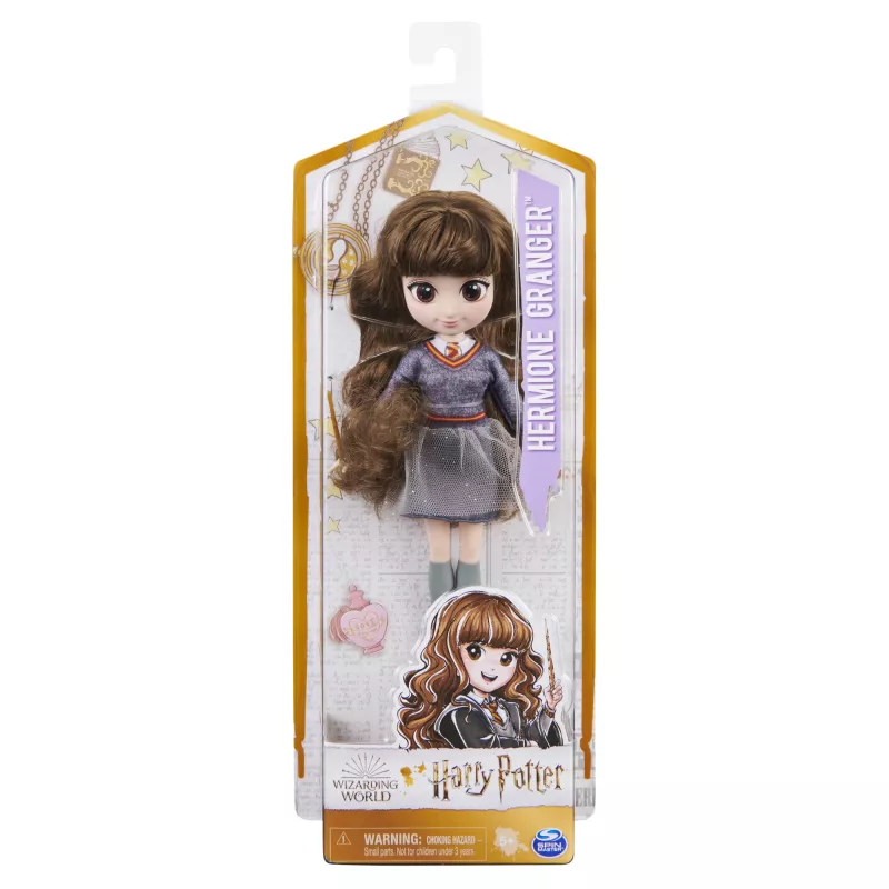 Bambola moda Spinmaster Hermione Granger, 8 pollici (203 mm), multicolore, per bambini da 5 anni