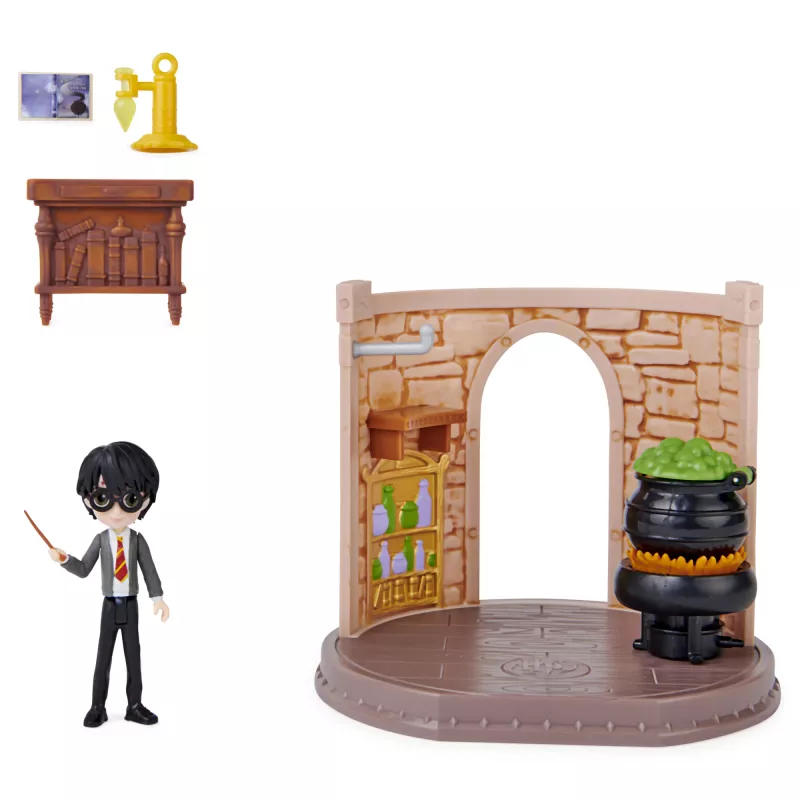 Action figure Wizarding World Harry Potter Magical Minis aula delle pozioni
