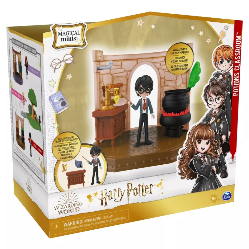 Action figure Wizarding World Harry Potter Magical Minis aula delle pozioni