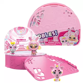 Zoobles, Dance Studio playset multipack e valigetta portaoggetti con 3 figure da collezione esclusive che si trasformano, giocattolo per bambine da 5 anni