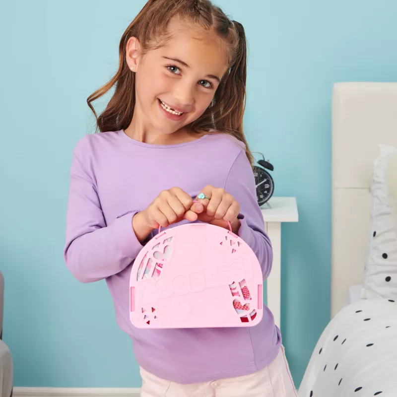 Zoobles, Dance Studio playset multipack e valigetta portaoggetti con 3 figure da collezione esclusive che si trasformano, giocattolo per bambine da 5 anni