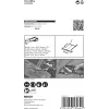 Bosch 2 608 900 012 accessorio per utensili multifunzione lama per taglio a tuffo