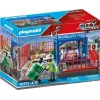 Playmobil set magazzino merci PLAYMOBIL 70773 con rampa di carico e carrello elevatore