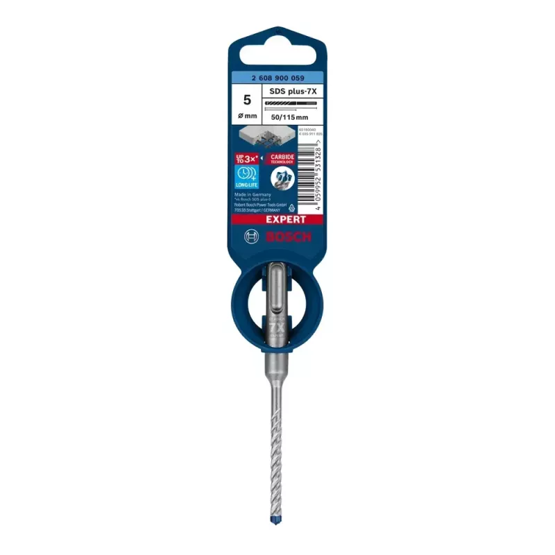 Punta Bosch SDS plus-7X 5 mm 115 mm
