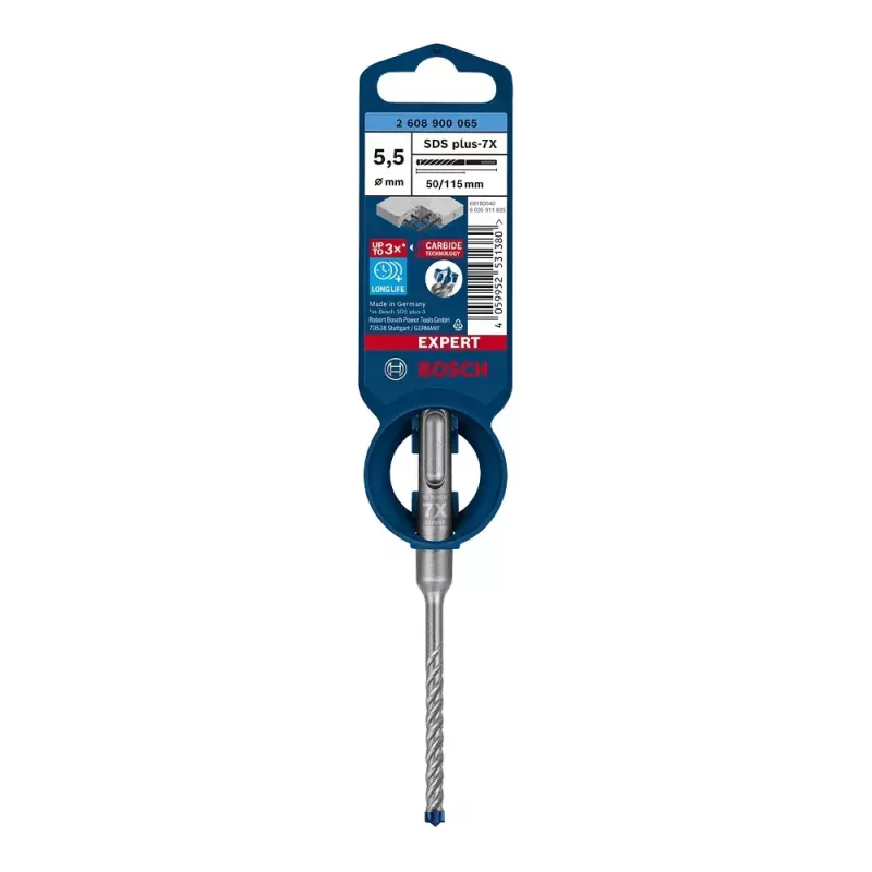 Punta Bosch SDS plus-7X 5,5 mm 115 mm