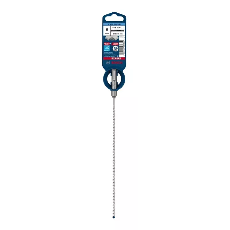Punta Bosch SDS plus-7X 5 mm 265 mm