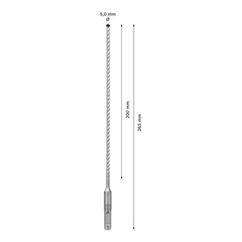 Punta Bosch SDS plus-7X 5 mm 265 mm