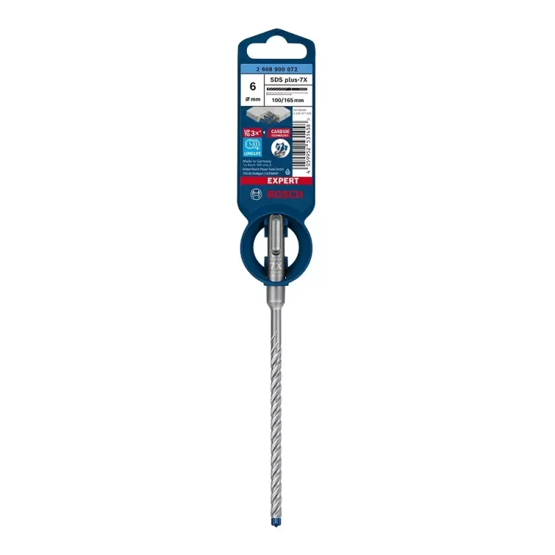 Punta Bosch SDS plus-7X 6 mm 165 mm