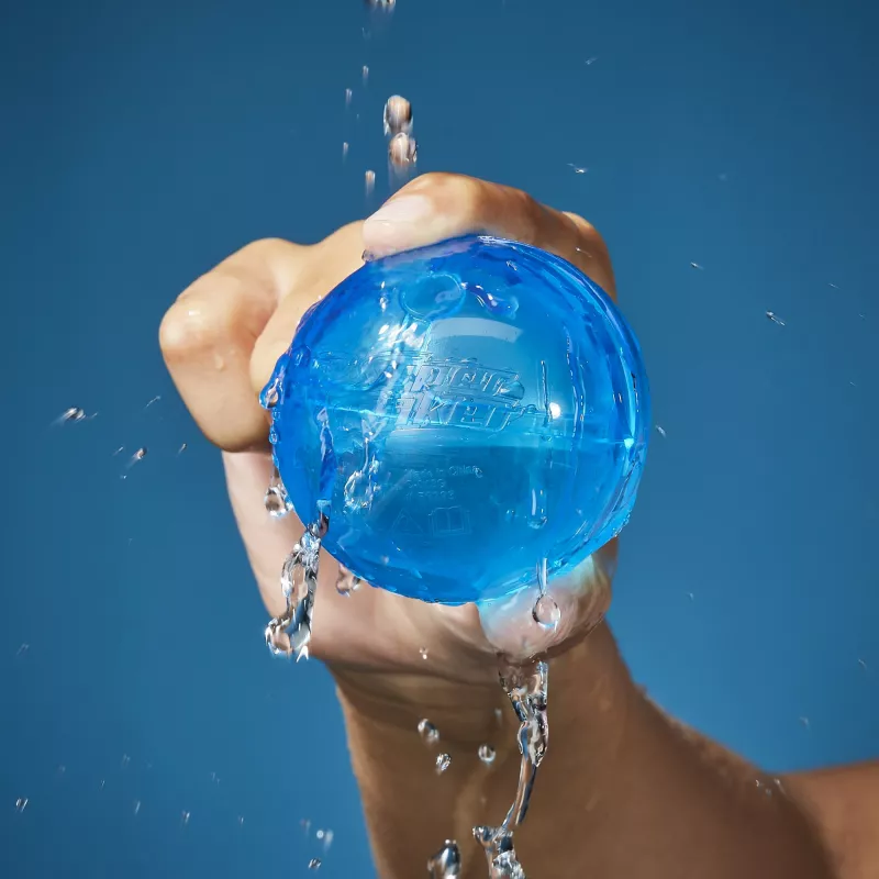 Palloncini d'acqua HASBRO Nerf Super Soaker Hydro Balls — serbatoio integrato, 6 pezzi, plastica, blu/giallo, età 6+