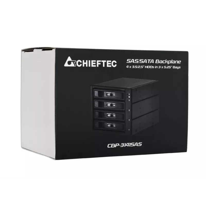 Chieftec CBP-3141SAS mascherina per vano unità nero