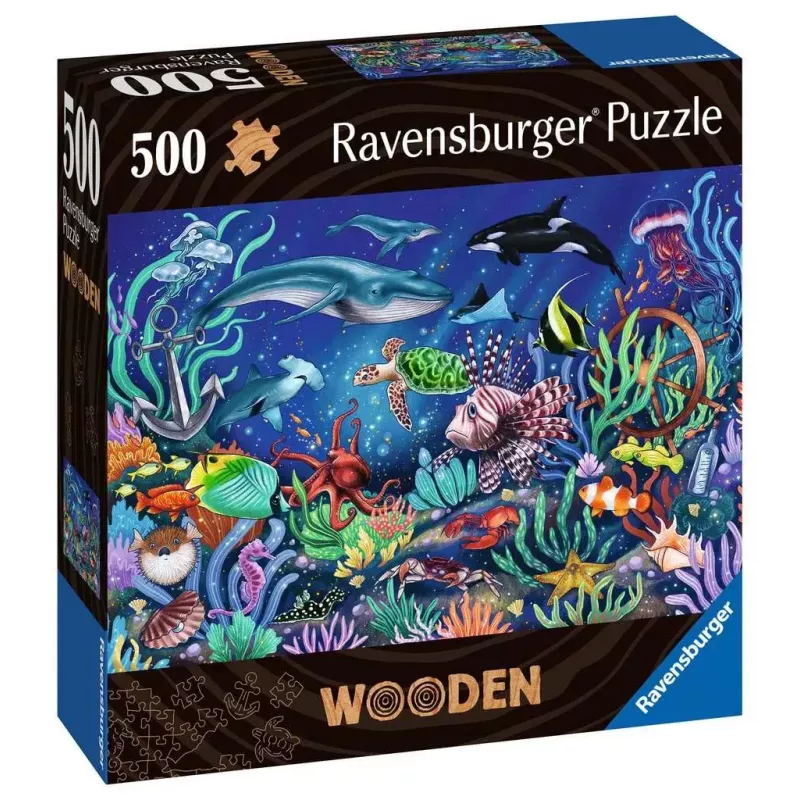Ravensburger 17515 puzzle 500 pezzi animali sotto il mare