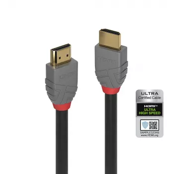 Lindy cavo HDMI Ultra High Speed 0,5 m, Anthra Line