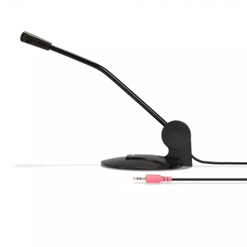 Lindy microfono da tavolo audio 3,5 mm, microfono per conferenze, 54 dB, 30 - 10000 Hz, 0,5 %, 2200 Ω, unidirezionale