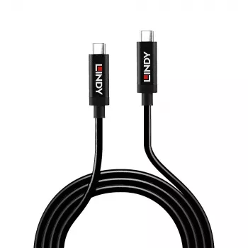 Lindy cavo USB 3.2 Gen 2 C/C attivo 5 m, 5 m, USB C, USB C, USB 3.2 Gen 2 (3.1 Gen 2), 10 Gbit/s, nero