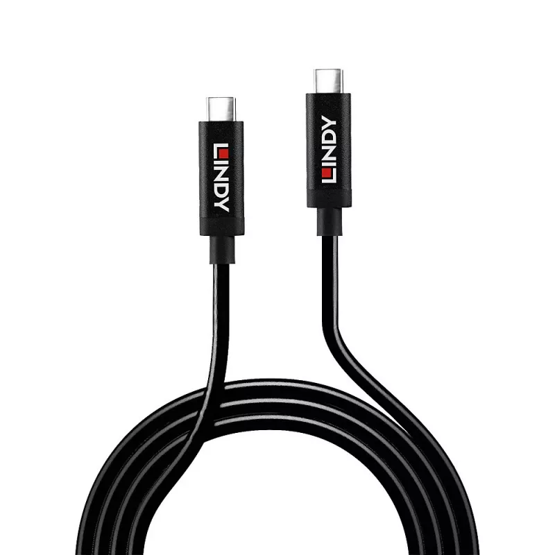 Lindy cavo USB 3.2 Gen 2 C/C attivo 5 m, 5 m, USB C, USB C, USB 3.2 Gen 2 (3.1 Gen 2), 10 Gbit/s, nero
