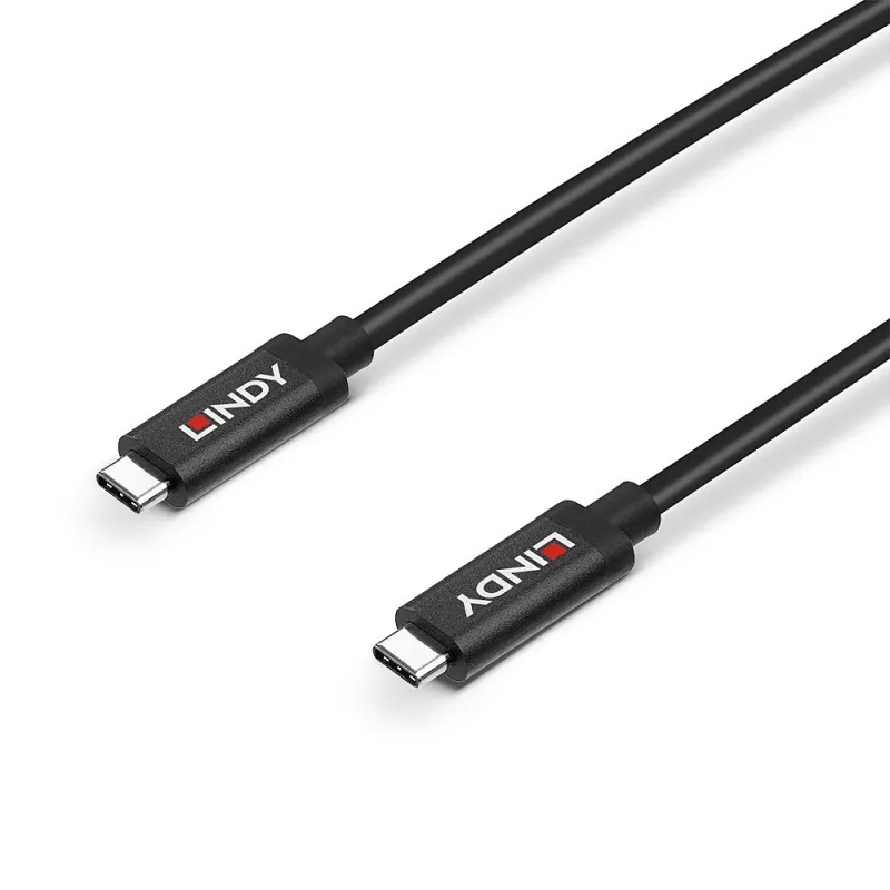Lindy cavo USB 3.2 Gen 2 C/C attivo 5 m, 5 m, USB C, USB C, USB 3.2 Gen 2 (3.1 Gen 2), 10 Gbit/s, nero